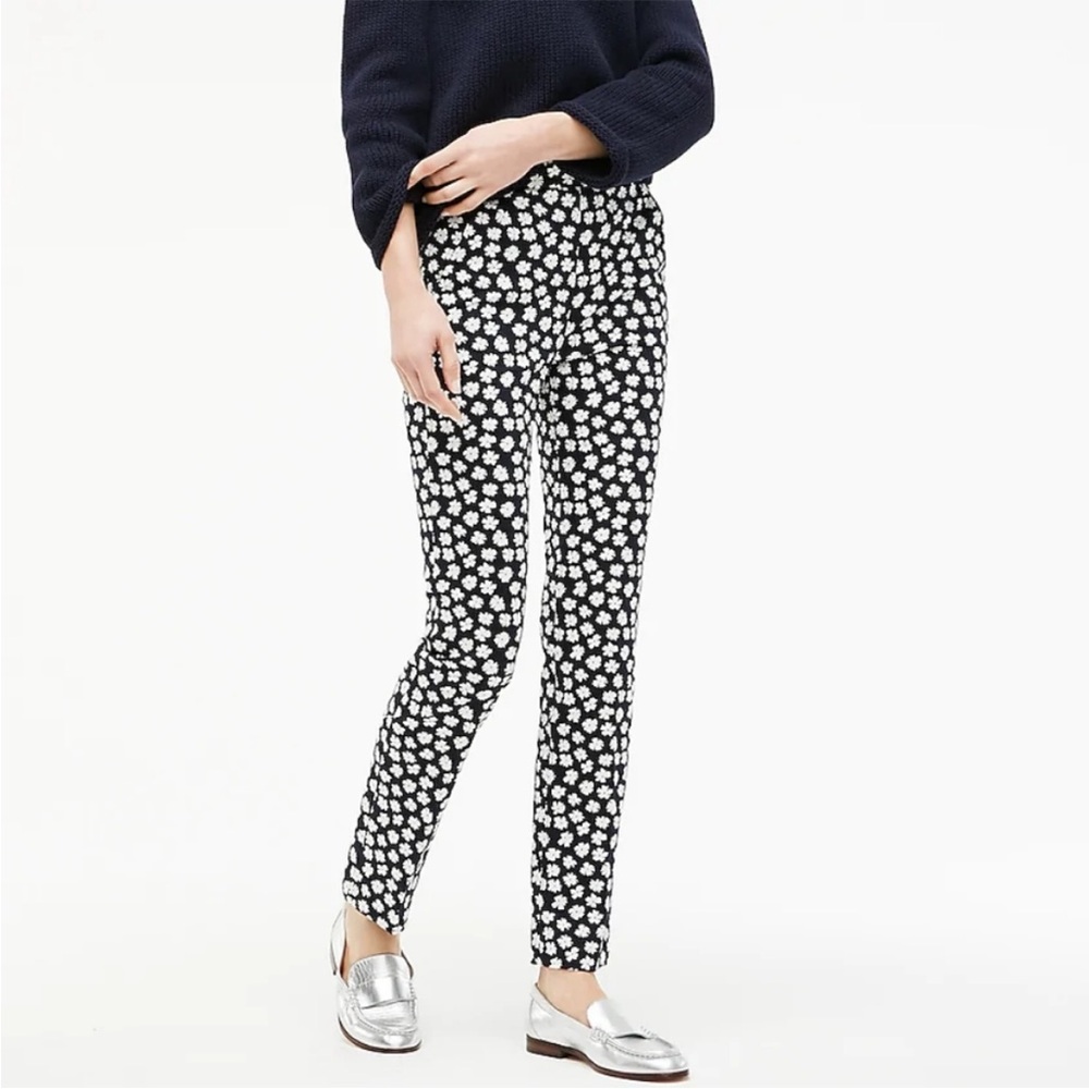 J. Crew Remi Pant in Scattered Daisies Print